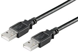 Cablu USB 2.0 3m A tata la A tata, negru