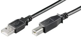Cablu USB 2.0 5m A tata la B tata, negru