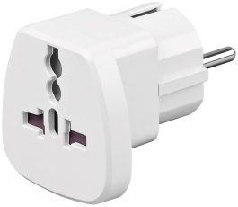 Adaptor universal la CEE 7/7 alb