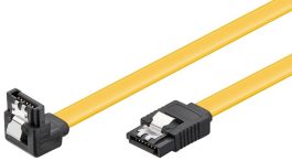 Cablu de date HDD SATA6 L la SATA6 L 90°, cu clip, 30cm