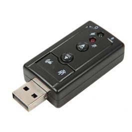 Placa sunet USB 2.0 A tata la 2 x 3,5mm stereo jack