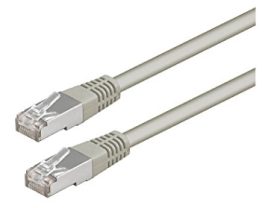 Cablu retea (patch cord) CAT6 SFTP 3m 2xRJ45, ecranat, gri, cupru 4x2xAWG 27/7