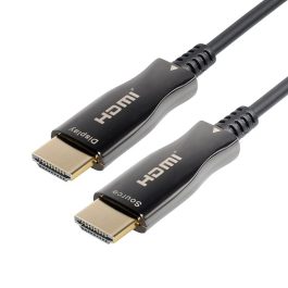 Cablu HDMI Active Optical AOC 4K@60Hz cu fibra optica 2.0 de mare viteza, placat cu aur, 15m