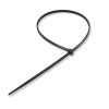 Brida (colier) 2,5x100mm, plastic, negru, pentru cabluri de exterior