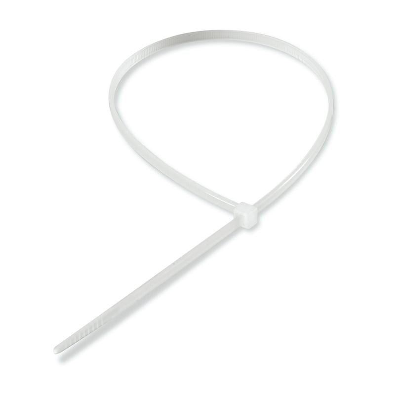 Brida (colier) plastic, transparenta, pentru cabluri