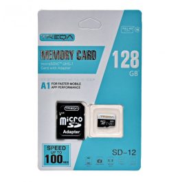 Card memorie 128GB microSDHC Clasa 10 cu adaptor pentru SD