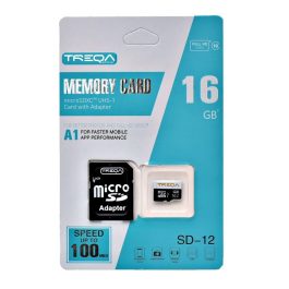 Card memorie 16GB microSDHC cu adaptor pentru SD