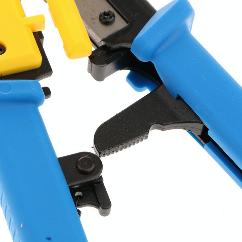 Cleste sertizare pentru mufe modulare RJ45 inclusiv taietor de sarma