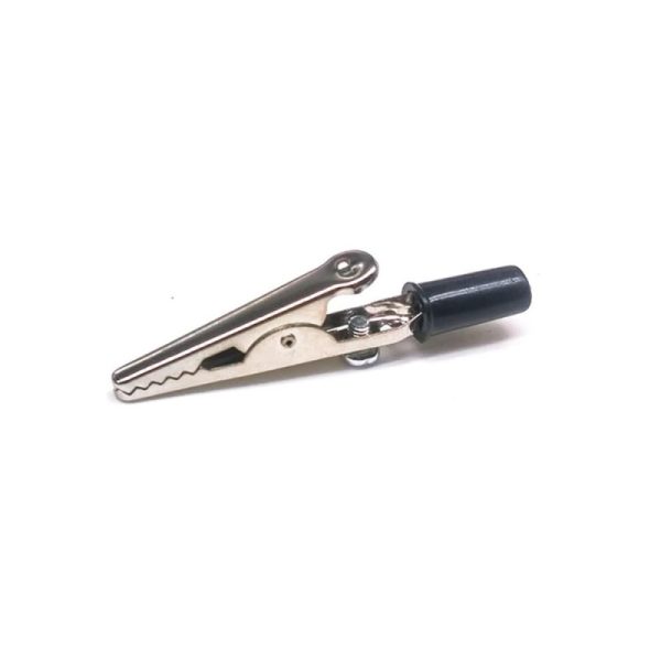 Clip crocodil negru,lungime 55mm