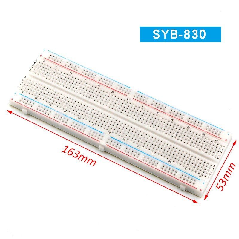 Placa test tip Breadboard cu 830 de puncte de conectare