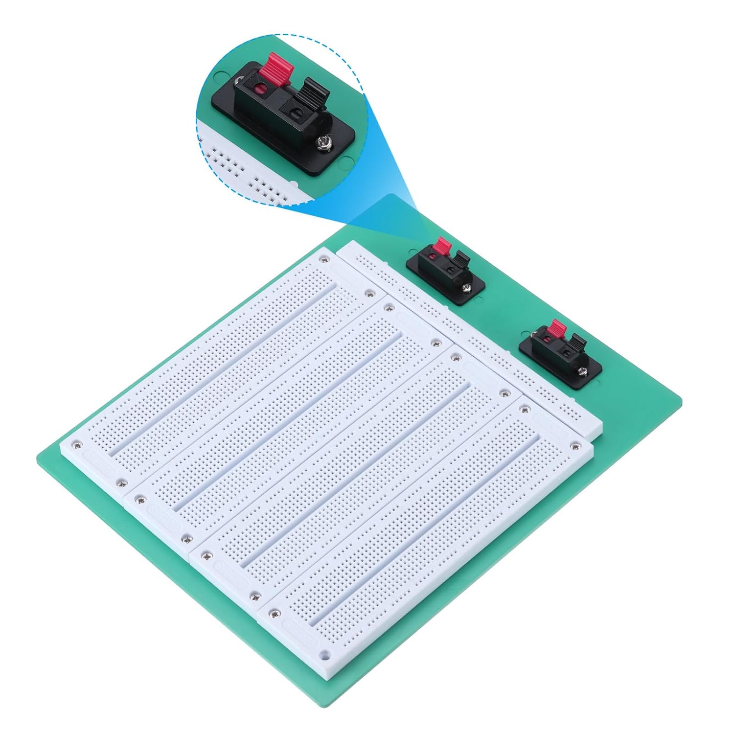 Placa test tip Breadboard cu 2760 de puncte de conectare