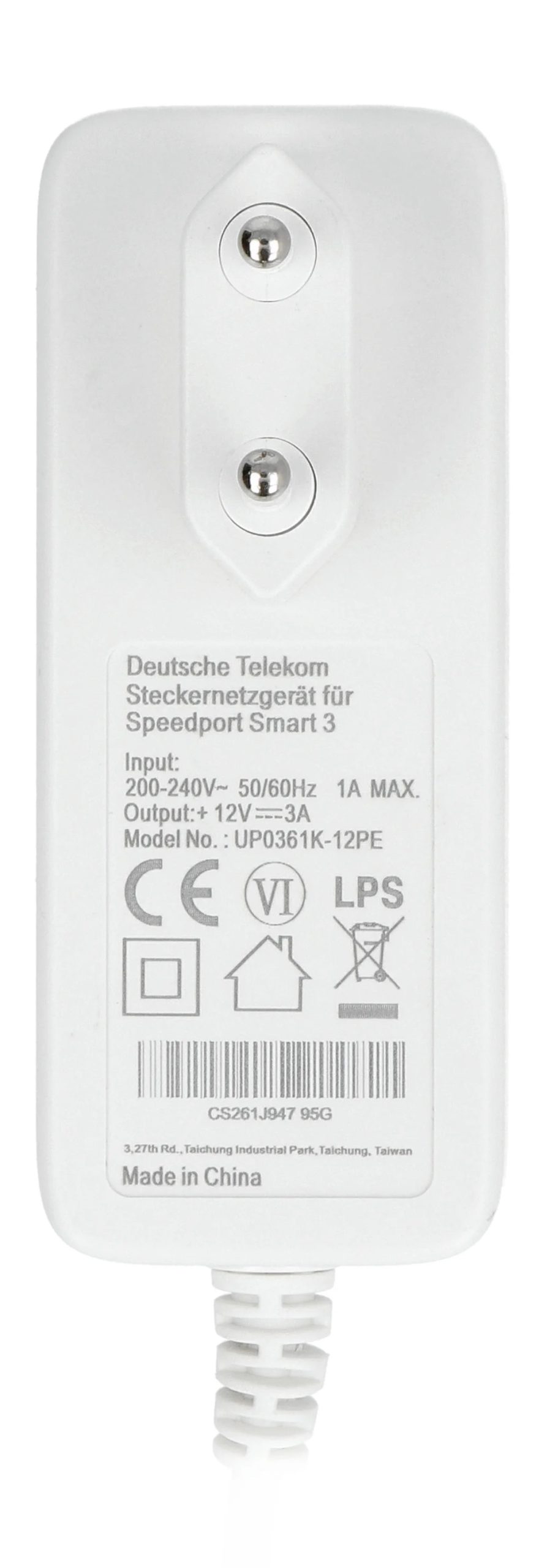 dc 12v 2.5a (2500ma) Pentru Camere Cu Mufa 5,5×2,1mm, Alb, Cablu Dc 150cm Alimentator SMPS (sursa alimentare in comutatie) AC/DC 12V 2.5A (2500mA) pentru camere cu mufa 5,5×2,1mm, alb, cablu DC 150cm
