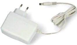 Alimentator SMPS (sursa alimentare in comutatie) AC/DC 12V 2.5A (2500mA) pentru camere cu mufa 5,5x2,1mm, alb, cablu DC 150cm