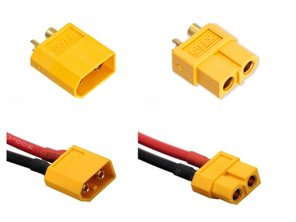 Conector XT60 – Mufă alimentare tată/mamă, cu sau fără cablu
