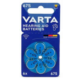 Baterii VARTA 675 pentru aparate auditive, Zinc-Aer, 1.45V – 6 buc. blister